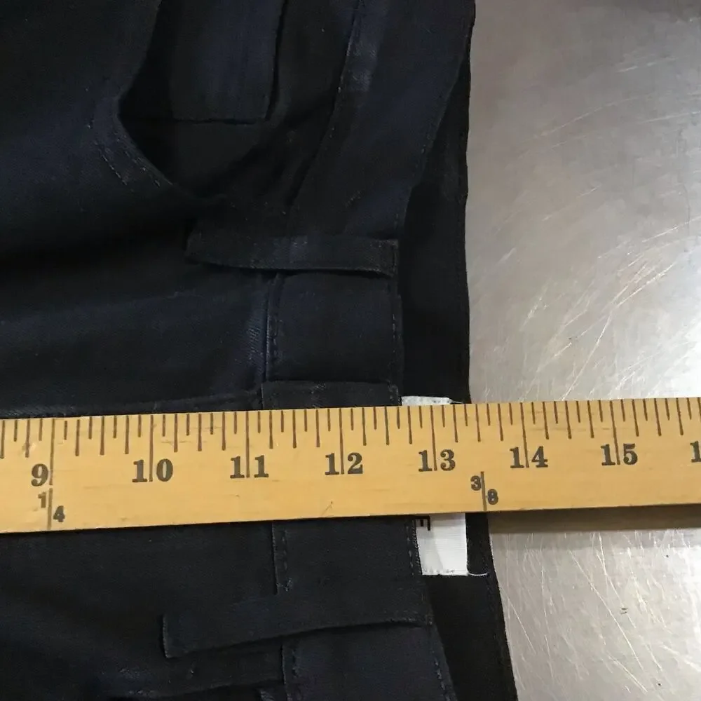 $258 Revolve FRAME Women's Size 29 Lounge Black Jogger Jean in Noir Coated 27 - Picture 10 of 10